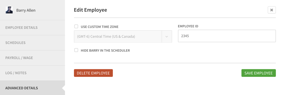 adding an employee when i work help center