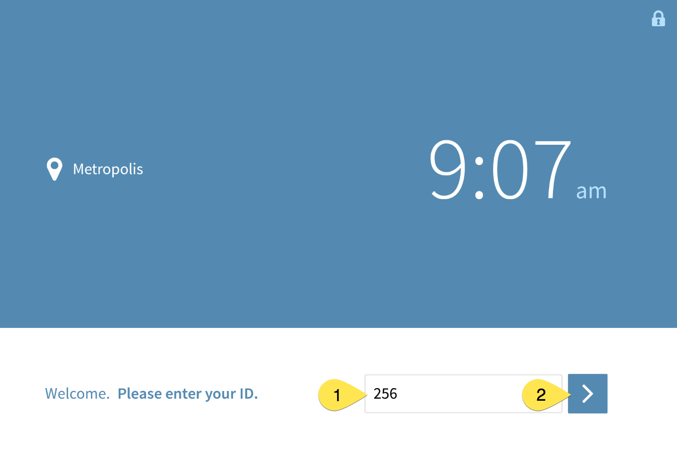 Clocking In and Out from a Time Clock Terminal When I Work Help Center