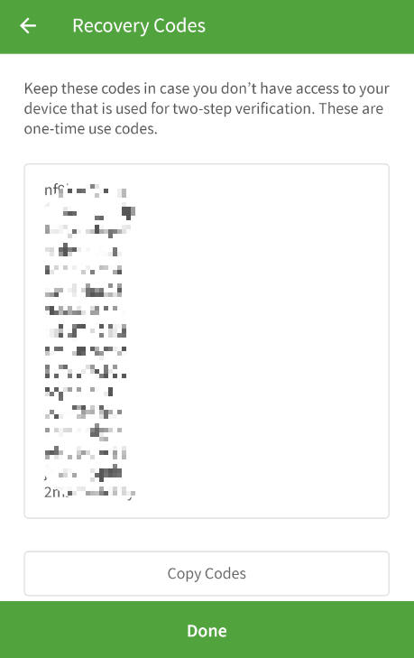 Copy Codes