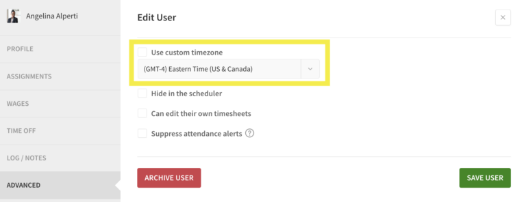 U Satimezone Reworked Setting Time Zones β When I Work Help Center