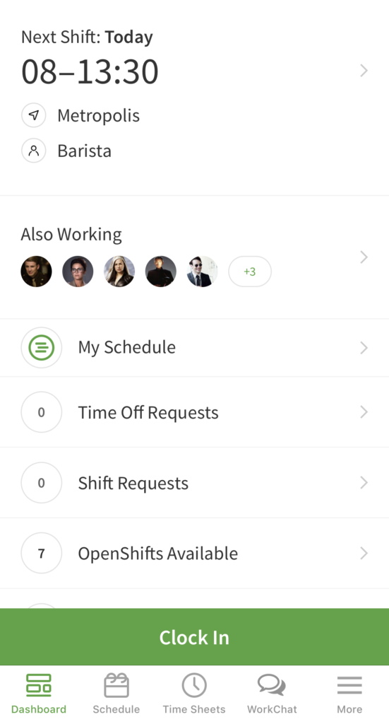 Clocking In and Out When I Work Help Center