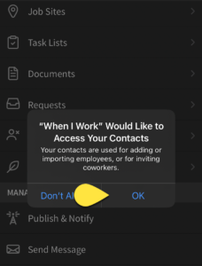 Import Users From Contacts – When I Work Help Center