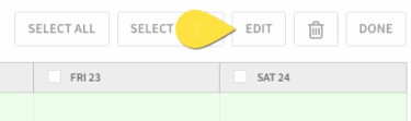 Edit button