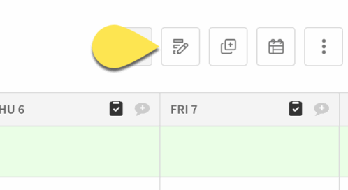 bulk edit button