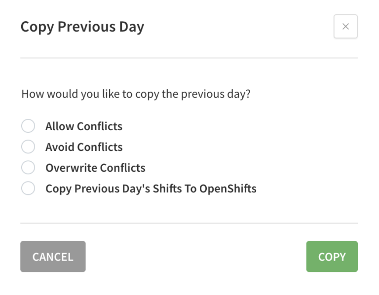Copying Shifts and Schedules – When I Work Help Center