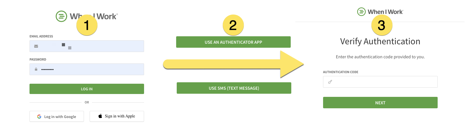 Two step workflow